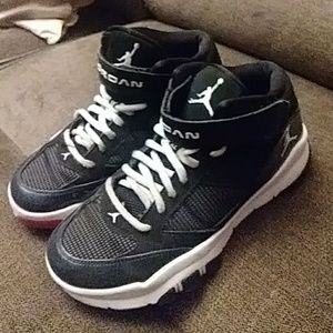 Jordan sneakers black& white